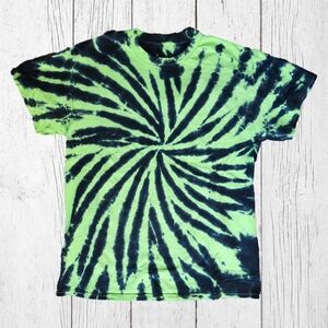Green & Black Tie Dye T-shirt